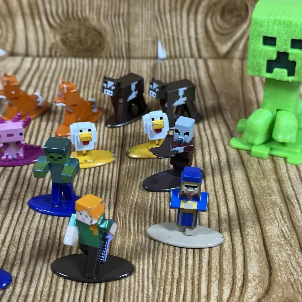 Minecraft Nano Metalfigs‎ Die Cast Metal Figures Lot Of 34 Jada Toys READ